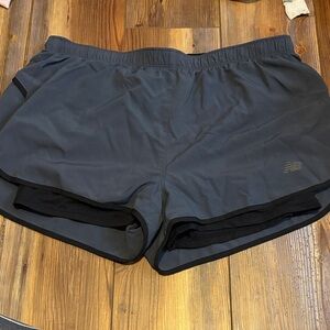 New Balance Women's Athletic Shorts - Dark Gray